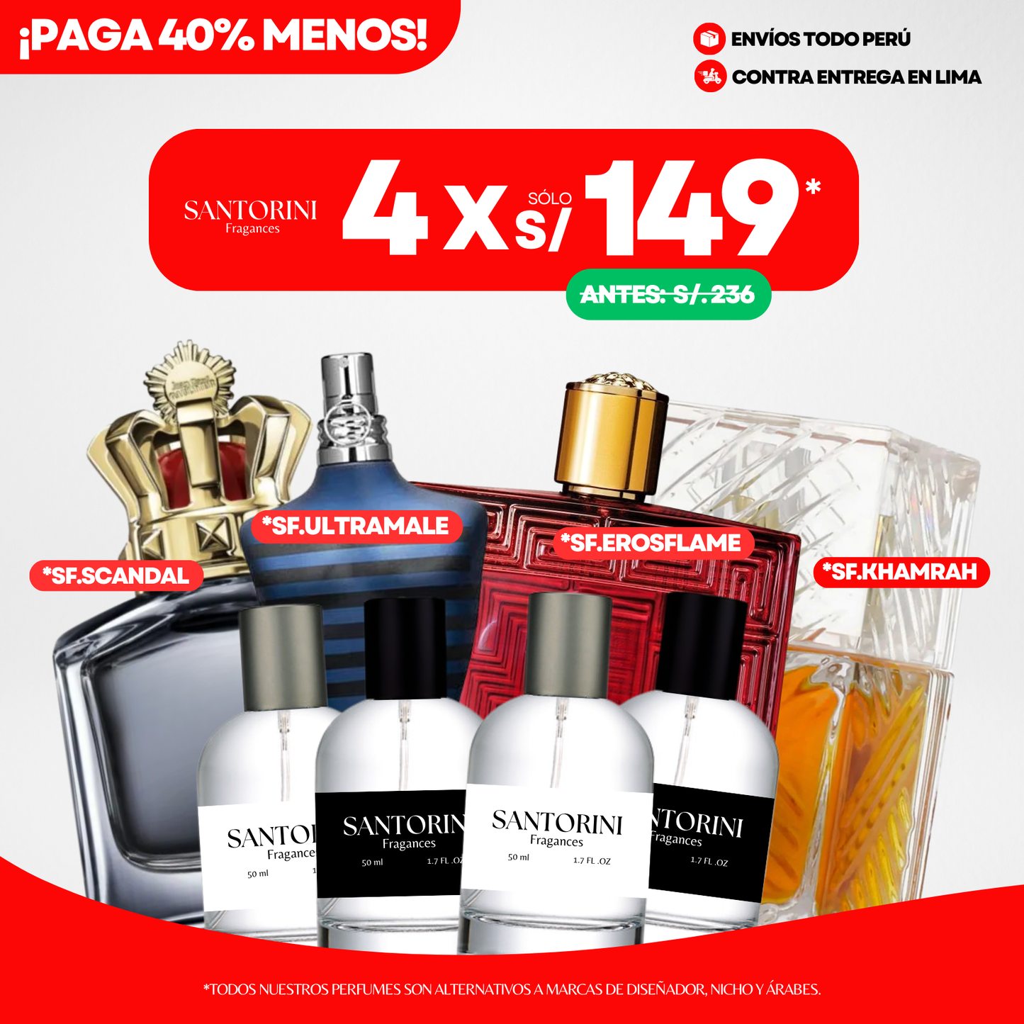 ¡PROMO 4 X S/.149!