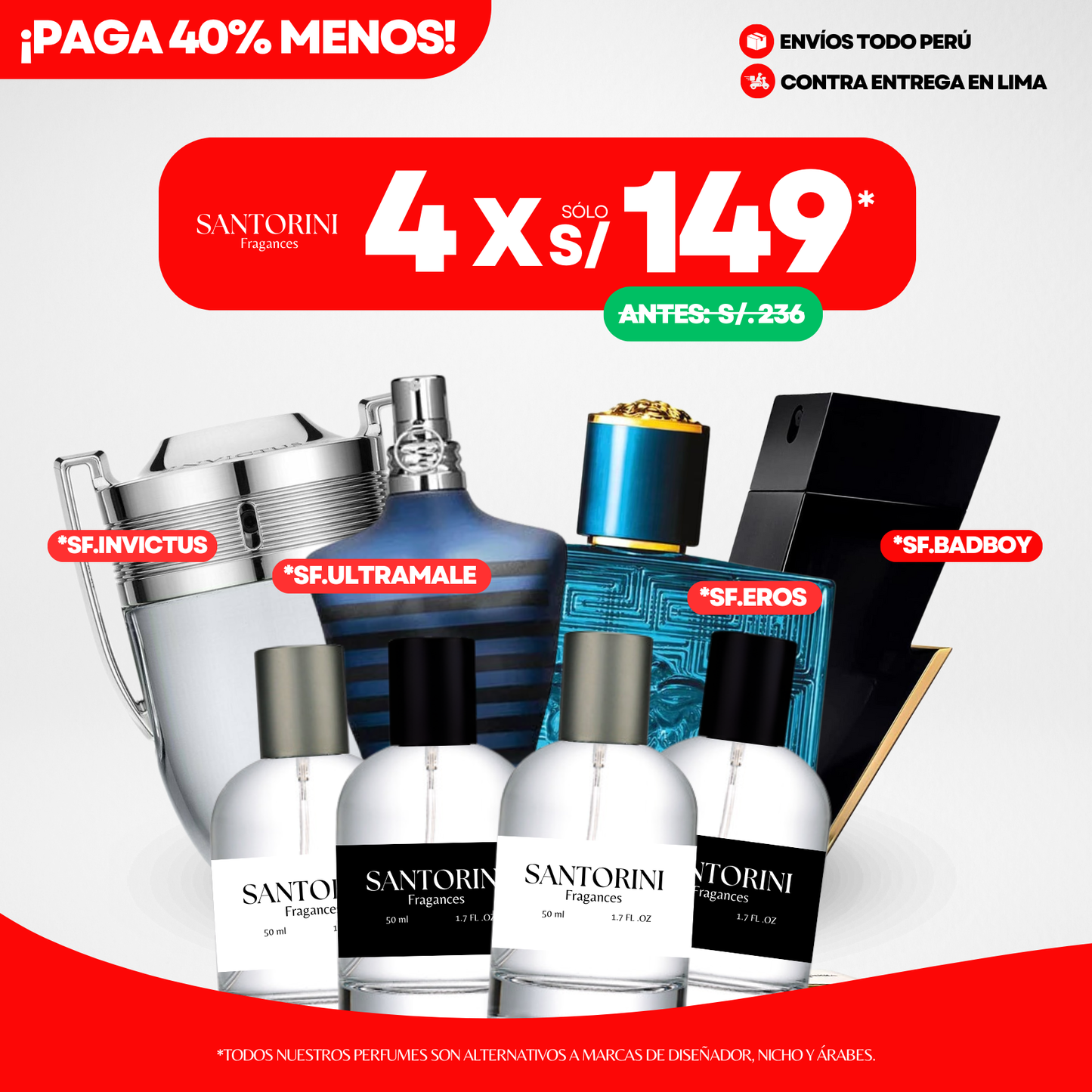¡PROMO 4 X S/.149!